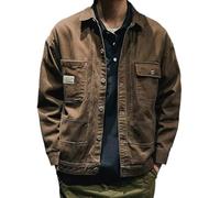 Chaqueta Hombre Cazadora Vaquera Hombre Cazadora Entretiempo De Invierno Chaquetas Jackets for Men Ropa Caza Marca Plumas Negro Negra Borrego Estilo Clásico Piel Cazadoras 5Xl Paño Largo Casacos