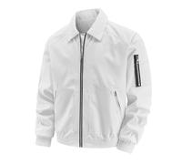 Chaqueta Hombre Invierno CalefaccióN,Chaqueta De OtoñO E Invierno Color SóLido Talla Grande Para Exteriores Con MúLtiples Bolsillos Y Solapa Traje De Vuelo De La Fuerza AéRea Chaqueta De BéIsbol