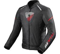 Chaqueta Hombre REVIT Sprint H20 Negro Rojo Gripe TAMAÑO L