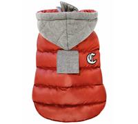 Chaqueta impermeable acolchada de doble cara con capucha para perros Croci
