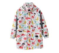 Chaqueta Impermeable con Botones para niños y niñas, Impermeable con Capucha y Mangas largas, Resistente al Botines Impermeables Mujer