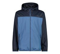 CMP - Chaqueta impermeable con capucha para hombre, Azul polvoriento, 56