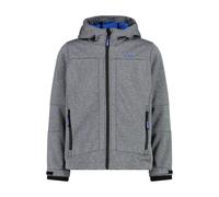 CMP - Chaqueta infantil con capucha fija, Negro Mel.-Royal, 92