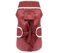 Chaqueta impermeable con forro polar modelo Sestriere Borgoña para perros Croci