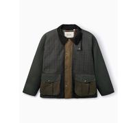 Chaqueta impermeable de cuadros forét Bivouac Oilskin para hombre Multi XL