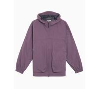 Chaqueta impermeable de cuadros Relaxed Snow Peak Kasuri Ripstop Unisex Morado S