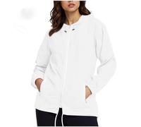 Chaqueta impermeable genérica para mujer ligera, chaqueta para mujer a mediados de temporada, impermeable, de gran tamaño, con capucha, manga larga, gabardina de lluvia, informal, transpirable, capa