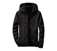Chaqueta Impermeable Hombres con Capucha Detalles Reflectantes Cortavientos Hombre Resistente Ligero Deporte Running Plegable Poncho Chaqueta Lluvia Nieve Hombre Impermeable Viaje Fluo Chaqueta