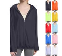 Chaqueta impermeable ligera para mujer, chaqueta cortavientos funcional Softshell Mac In A Sac para mujer, chaquetas transpirables para exteriores con capucha para correr y senderismo, 1-negro, XXL
