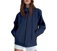 Chaqueta Impermeable Mujer Chubasquero Cortavientos Exteriores Lluvia Abrigo Ligero Transpirable Deportiva Primavera Otoño Capucha Impermeável Senderismo Vientos Cazador