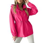 Chaqueta impermeable mujer ligera chaqueta cortavientos lluvia senderismo chaquetas impermeables con capucha talla grande cortavientos Trench deportivo running chaleco viajes versátil Softshell
