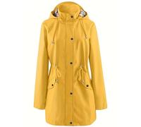 Chaqueta impermeable mujer senderismo chaqueta cortavientos lluvia cortavientos Trench con capucha deportiva ligera Chaquetas impermeables talla grande Correr Chaqueta Viajes Versátiles Viaje