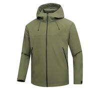 Chaqueta impermeable para mujer con capucha - Chaquetas de senderismo antilluvia para mujer, abrigo casual, chaquetas a prueba de viento, gabardina, abrigos de gran tamaño, sudadera alpinismo y