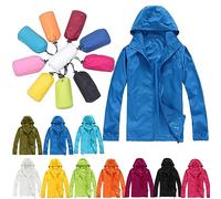 Chaqueta impermeable para mujer, ligera, con capucha, plegable, resistente al viento, para senderismo, caminar, ropa exterior impermeable