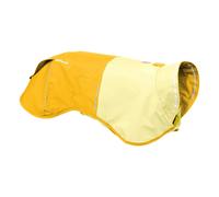Chaqueta impermeable para perros Ruffwear Sun Shower para todo tipo de clima, impermeable, cortavientos y ligera, color amarillo mineral, talla X