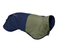 Chaqueta impermeable para perros Ruffwear Sun Shower, para todo tipo de clima, impermeable, cortavientos y ligera, color azul medianoche, talla X