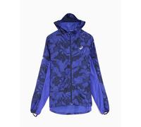 Chaqueta impermeable Relaxed ASICS Fujitrail Packable para hombre Azul XL