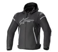 Alpinestars Zaca, chaqueta textil impermeable 4XL male Negro/Gris Oscuro