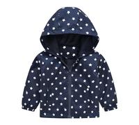 Chaqueta infantil bonita chaqueta softshell con capucha para primavera y verano, abrigo ligero casual con capucha, chaqueta de softshell para niños, con estampado de dibujos animados