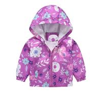Chaqueta infantil bonita chaqueta softshell con capucha para primavera y verano, abrigo ligero casual con capucha, chaqueta de softshell para niños, con estampado de dibujos animados