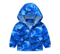 Chaqueta infantil bonita chaqueta softshell con capucha para primavera y verano, abrigo ligero casual con capucha, chaqueta de softshell para niños, con estampado de dibujos animados