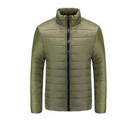 Chaqueta informal de forro polar para hombre, ropa deportiva, para hombre y niño, informal, cálida, cuello alto, delgada, para invierno, con cremallera, chaqueta para exteriores, abrigo para