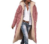 Chaqueta Invierno Mujer Larga Acolchada Parka Abrigo Plumas Tallas Grandes | Plumífero Largo Forro Borreguito Abrigo Anorak Invierno Chaqueton Cortavientos Ligero Anorak Capucha Casual
