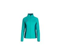 Izas Denver W Chaqueta de Mujer Polar Stretch Bielástica para Actividades Outdoor y Uso Urbano, Resistente al Viento, Transpirable, Secado Rápido, Cuello Alto, Bolsillos con Cremallera