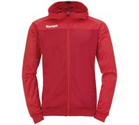 Kempa Prime Multi Jacket Chaqueta De Balonmano Con Capucha Para Hombre, Hombre, rojo chili/rojo, M