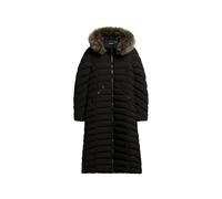 Chaqueta larga de invierno Superdry Fuji de piel sintética con capucha para mujer - 38
