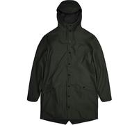 Cazadora impermeable con capucha unisex LONG JACKET Mujer Talla XS. Color Verde