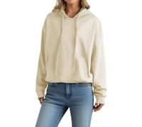 Chaqueta Legere Mujer Chic Sudadera Mujer Capucha Oversize Sudaderas Cordón Sudadera con capucha Versátil Abrigo Casual Abrigos Otoño Ropa Color Sólido Loungewear Unisex Sudadera Pareja Abrigo Alto