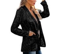 Chaqueta Lentejuelas Ropa De Fiesta Mujer Jersey Brillante Blazer Otoño Americana Negra Cuadros Blazers Levita Camisa Terciopelo Trajes Vestir Elegante Pantalon Blusa Brillo Talla Grande Tallas