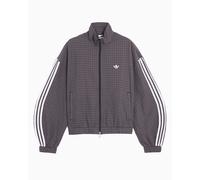 Chaqueta ligera de cuadros Relaxed adidas Originals para mujer Gris S
