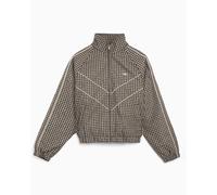 Chaqueta ligera de cuadros Relaxed OBEY Clothing Leisure Training para hombre Marrón XL