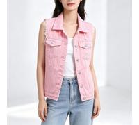 Chaqueta ligera para mujer, a la moda, color sólido, acampanada, bolero frontal abierto para vacaciones, ciclismo, fitness, ropa S-XXXL (rosa M)