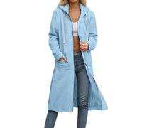 Chaqueta Ligera para Mujer Chic Ajuste Holgado Manga Larga Chaqueta Casual Sudaderas Cuello Redondo Sudadera con CordóN de Ajuste Abrigo Versátil Abrigos 2025 Nueva Ropa Otoño Loungewear