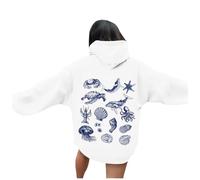 Chaqueta Ligera para Mujer Chic Tops Casuales Hoodie Sudaderas con Capucha Mujer Sudadera con CordóN de Ajuste Vintage Sweatjacke Jacke Hoodie Oversize Moda Suelto 2025 Nueva Ropa Otoño Loungewear