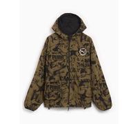 Chaqueta ligera Relaxed Puma x LMC Men's AOP Reversible Jacket para hombre Verde S