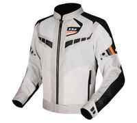 Chaqueta LS2 Garda Air Lady Negro-gris-naranja fluor XS