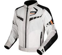 Chaqueta LS2 Garda Air Negro-gris-naranja fluor XXL