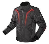 Chaqueta LS2 Sepang Negro-gris-rojo 4XL