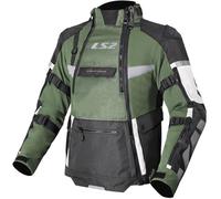 Chaqueta LS2 X-Master Negro-verde-gris S