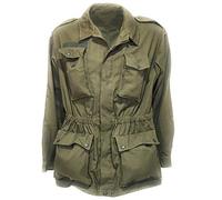 Chaqueta Militar de Soldado del Ejército Italiano de los 80s, Verde, 44