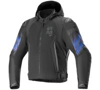 Chaqueta Moto ALPINESTARS Impermeable Del Artículo Zaca Air Venom - Negro/Azul