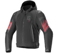 Chaqueta Moto ALPINESTARS Impermeable Del Artículo Zaca Air Venom - Negro/Rojo