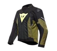 Chaqueta Moto D-DRY® Hombre Dainese SUPER SPRINT Black/Green/Fluo Yellow