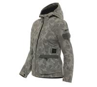 Dainese Centrale Camo, chaqueta textil impermeable mujer 44 female Gris Claro/Gris