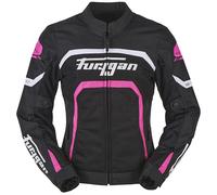 Cazadora moto Mystic Evo Vented Black White Pink - Talla S