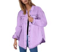 Chaqueta Mujer Chaquetas Vaqueras De Mujer Flecos Rosa Ligera Vestidos Vaqueros Camisa Denim Vaquera Oversize Negra Bomber Chaqueton Cazadora Polipiel Ante Vintage Primavera Xxl Plumas Cazadoras